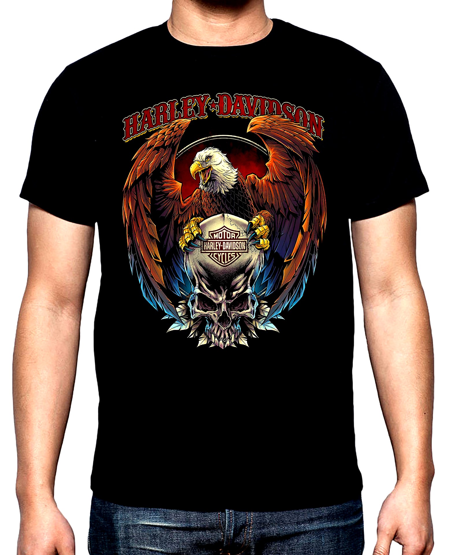 Harley Davidson, 7, Харлей Дейвидсън, рокерска мъжка тениска, 100% памук, S до 5XL